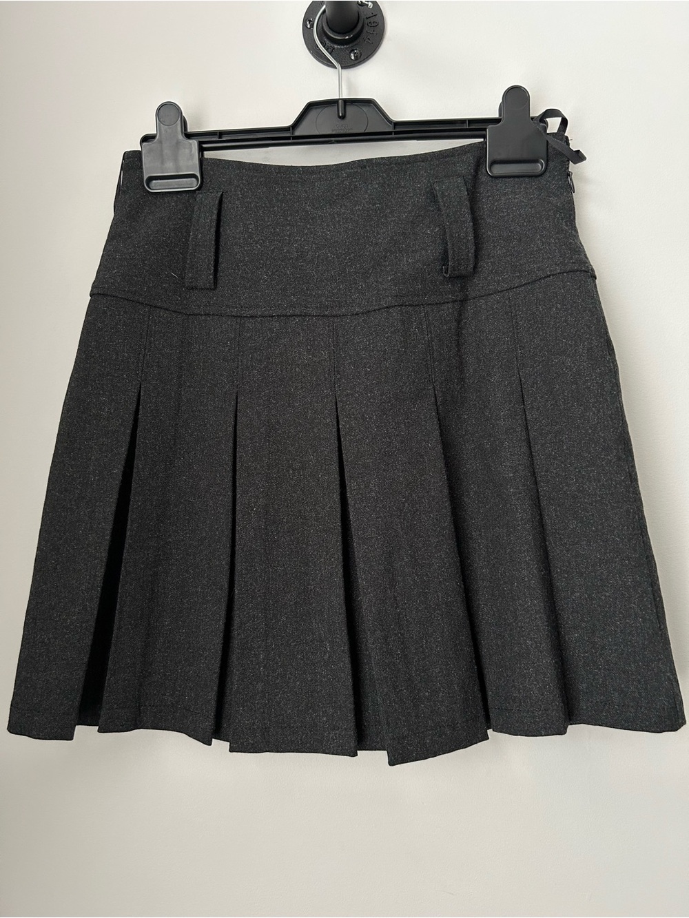 Pleated Skirt with Buttons - Picture 2 of 5